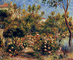 Pierre-Auguste Renoir Young Woman in a Garden - Cagnes, 1903-05 oil painting reproduction