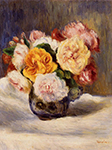 Pierre-Auguste Renoir Bouquet of Roses, 1883 oil painting reproduction
