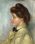 Pierre-Auguste Renoir Young Woman with Black Tie, 1897-98 oil painting reproduction
