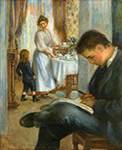 Pierre-Auguste Renoir Breakfast at Berneval, 1898 oil painting reproduction