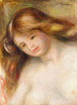 Pierre-Auguste Renoir Bust of a Young Nude, 1902-1903 oil painting reproduction