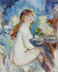 Pierre-Auguste Renoir Bust of Female Nude, 1879 oil painting reproduction