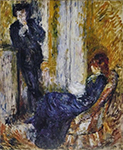 Pierre-Auguste Renoir By the Fireside, 1875 oil painting reproduction