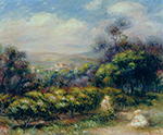 Pierre-Auguste Renoir Cagnes Landscape 01 oil painting reproduction