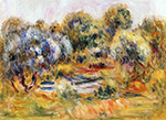 Pierre-Auguste Renoir Cagnes Landscape 05 oil painting reproduction