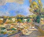 Pierre-Auguste Renoir Cagnes Landscape, 1910 01 oil painting reproduction