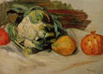 Pierre-Auguste Renoir Cauliflower and Pomegranates, 1890 oil painting reproduction