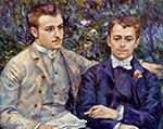 Pierre-Auguste Renoir Charles and Georges Durand-Ruel, 1882 oil painting reproduction