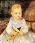 Pierre-Auguste Renoir Child with Punch Doll, 1874-1875 oil painting reproduction