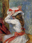 Pierre-Auguste Renoir Child's Head oil painting reproduction