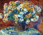 Pierre-Auguste Renoir Chrysanthemums, 1881-82 oil painting reproduction
