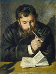 Pierre-Auguste Renoir Claude Monet, 1872  oil painting reproduction