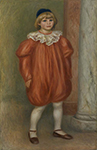 Pierre-Auguste Renoir Claude R?noir in Clown Costume, 1909 oil painting reproduction