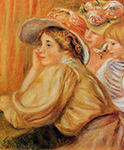 Pierre-Auguste Renoir Coco and Two Servants, 1910 oil painting reproduction