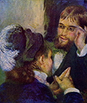 Pierre-Auguste Renoir Conversation, 1879 oil painting reproduction