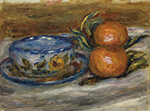 Pierre-Auguste Renoir Cup and Two Fruit oil painting reproduction