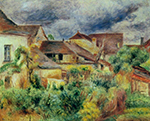 Pierre-Auguste Renoir Essoyes Landscape, 1884 oil painting reproduction