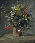 Pierre-Auguste Renoir Flowers in a Vase, 1866 oil painting reproduction