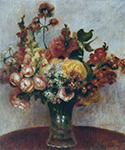 Pierre-Auguste Renoir Flowers in a Vase, 1898 oil painting reproduction