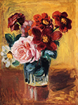 Pierre-Auguste Renoir Flowers in a Vase oil painting reproduction