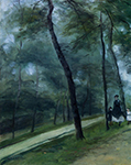 Pierre-Auguste Renoir A Walk in the Woods, 1870 oil painting reproduction