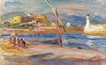 Pierre-Auguste Renoir Fort Carre et Phare d'Antibes, 1916 oil painting reproduction