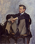Pierre-Auguste Renoir Frederic Bazille, 1867 oil painting reproduction