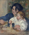Pierre-Auguste Renoir Gabrielle and Jean 2, 1895 oil painting reproduction