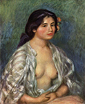 Pierre-Auguste Renoir Gabrielle in Open Blouse, 1911 oil painting reproduction