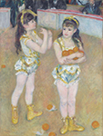 Pierre-Auguste Renoir Acrobats at the Cirque Fernando (also known as Francisca and Angelina Wartenberg), 1879 oil painting reproduction