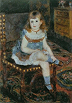 Pierre-Auguste Renoir Georgette Charpentier Seated, 1876 oil painting reproduction