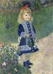 Pierre-Auguste Renoir Girl with a Watering Can, 1876 oil painting reproduction