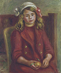 Pierre-Auguste Renoir Girl with Orange, 1911 oil painting reproduction