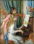 Pierre-Auguste Renoir Girls at the Piano 03, 1892 oil painting reproduction