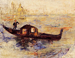 Pierre-Auguste Renoir Gondola, Venice 02, 1881 oil painting reproduction