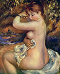Pierre-Auguste Renoir After the Bath, 1888 oil painting reproduction