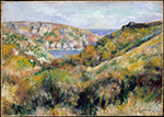 Pierre-Auguste Renoir Hills Around Moulin Huet Bay, Guernsey, 1883 oil painting reproduction