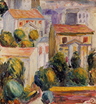 Pierre-Auguste Renoir House at Cagnes oil painting reproduction