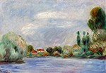 Pierre-Auguste Renoir House on the River oil painting reproduction
