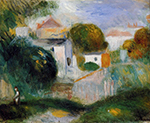 Pierre-Auguste Renoir Houses in the Trees oil painting reproduction