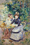 Pierre-Auguste Renoir In the Garden, 1885 oil painting reproduction