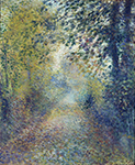 Pierre-Auguste Renoir In the Woods, 1880 oil painting reproduction