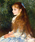 Pierre-Auguste Renoir Irene Cahen d'Anvers, 1880 oil painting reproduction