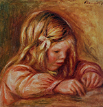 Pierre-Auguste Renoir Jean Renoir Writing, 1899 oil painting reproduction