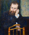 Pierre-Auguste Renoir Alfred Sisley, 1876 oil painting reproduction