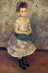 Pierre-Auguste Renoir Jeanne Durand-Ruel, 1876 oil painting reproduction