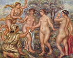 Pierre-Auguste Renoir Judgement of Paris, 1908-10 oil painting reproduction