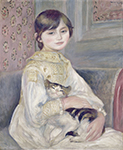 Pierre-Auguste Renoir Julie Manet, 1887 oil painting reproduction
