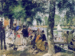 Pierre-Auguste Renoir La Grenouillere 01, 1869 oil painting reproduction