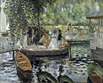 Pierre-Auguste Renoir La Grenouillere 02,1869 oil painting reproduction